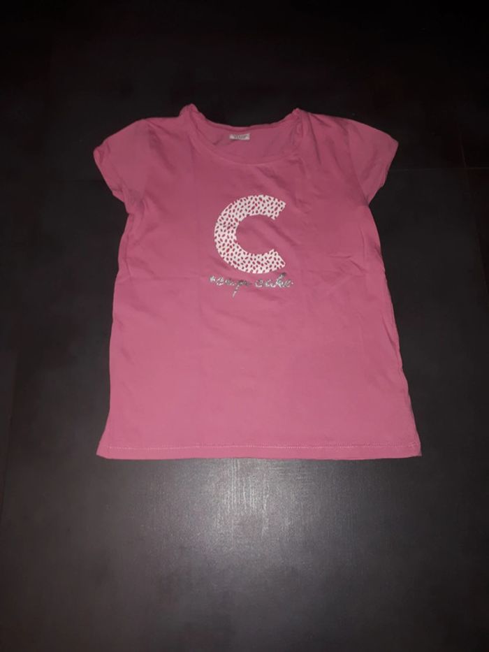 Tee-shirt cupcake tape à l'oeil 10 ans