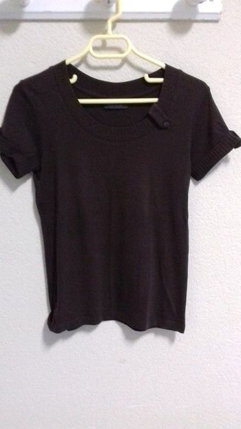 Polo marron manches courtes