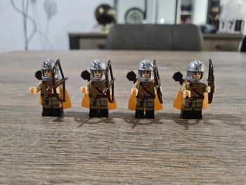Figurines type lego 4 archers de stannis baratheon game of thrones seigneur des anneaux / hobbit