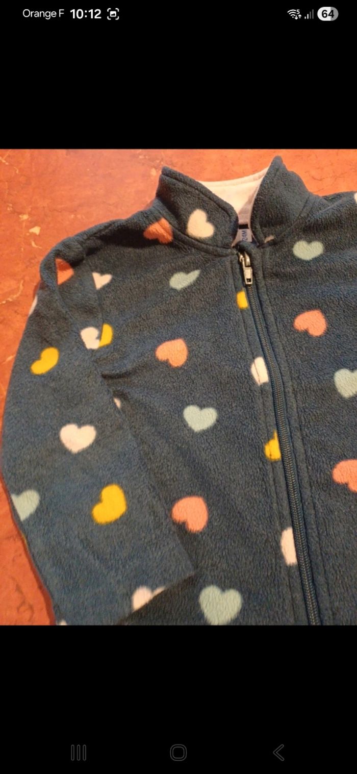 Veste polaire fille taille 24 mois - photo numéro 2