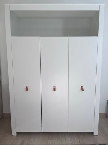 Armoire penderie blanche