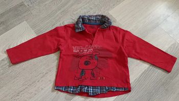 Polo manche longue 18 mois