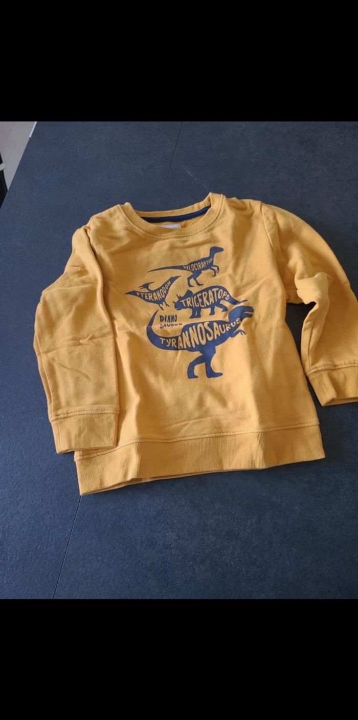Lot 2 sweat dinosaure Vertbaudet 6 ans - photo numéro 3