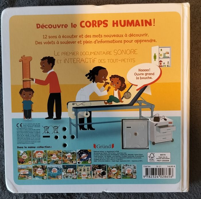 Livre sonore Le Corps Humain - photo numéro 2