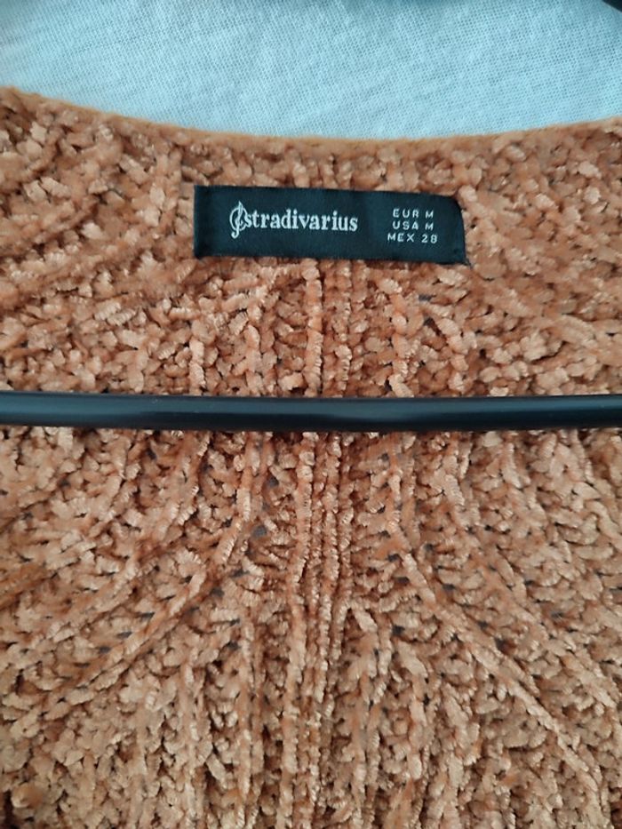Pull maille chenille couleur Camel - photo numéro 2