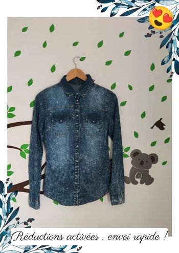 Jolie chemise bleu S💕