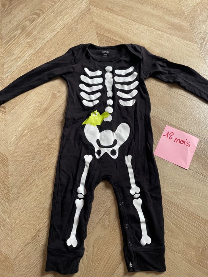 Costume Halloween squelette 18 mois - photo numéro 7