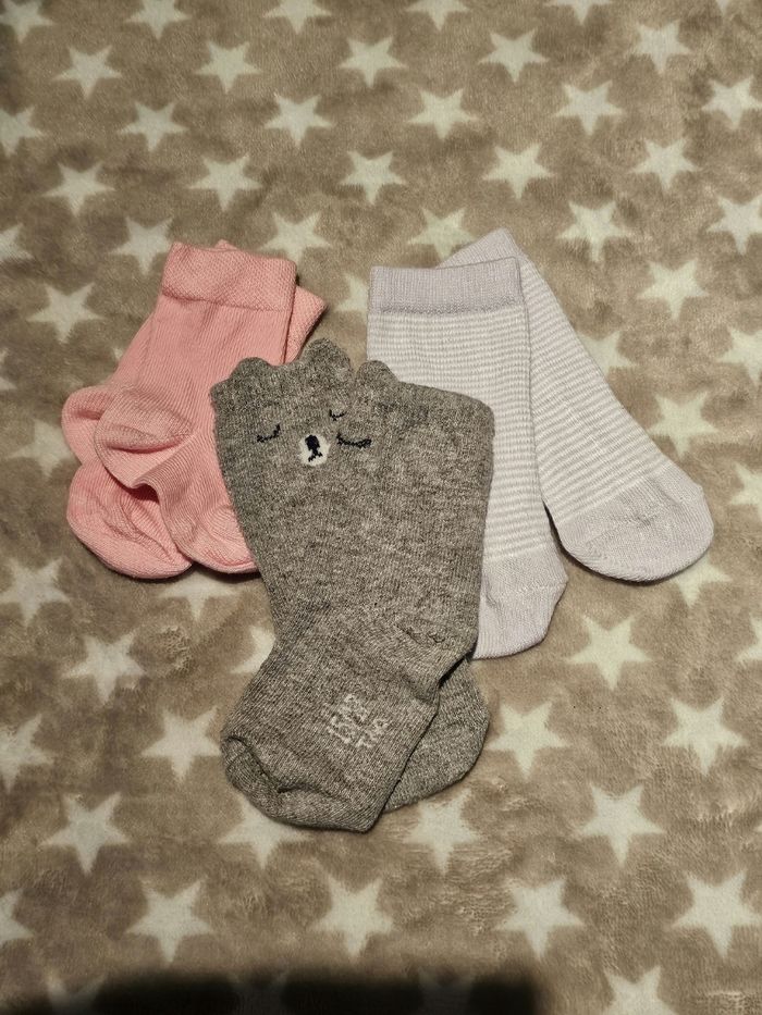 Lot de 3 paires de chaussettes 15-17