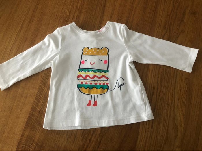 Lot de 4 tee-shirt manches longues 9 mois - photo numéro 2
