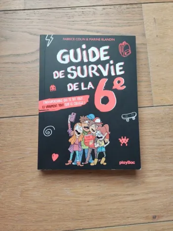 livre guide de survie 6ème