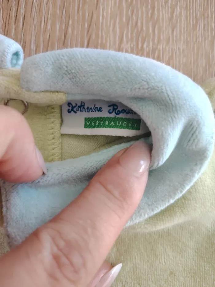 Pyjama velours 1 pièce - photo numéro 4