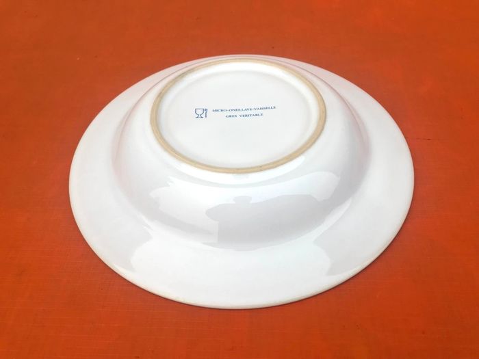 5 assiettes creuses Grès émaillé - photo numéro 6