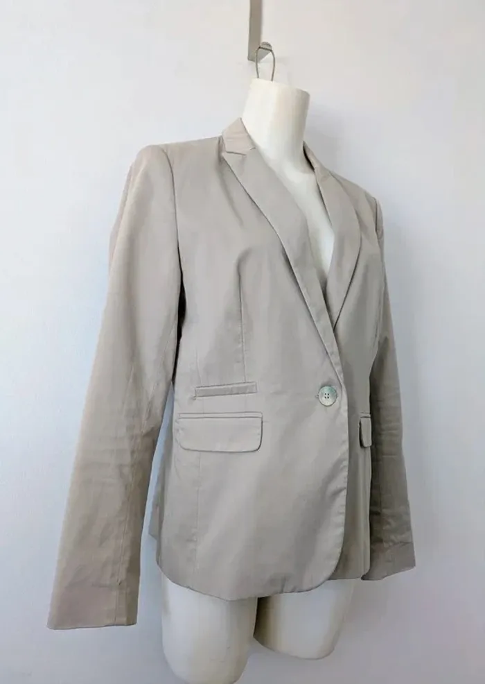 Veste blazer en coton - 123 - taille 40 - photo numéro 2