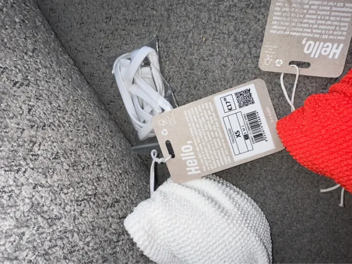 Lot de 2 hauts de maillots de bain bandeau éponge bretelles amovibles corail et blanc Bizzbee neuf - photo numéro 4