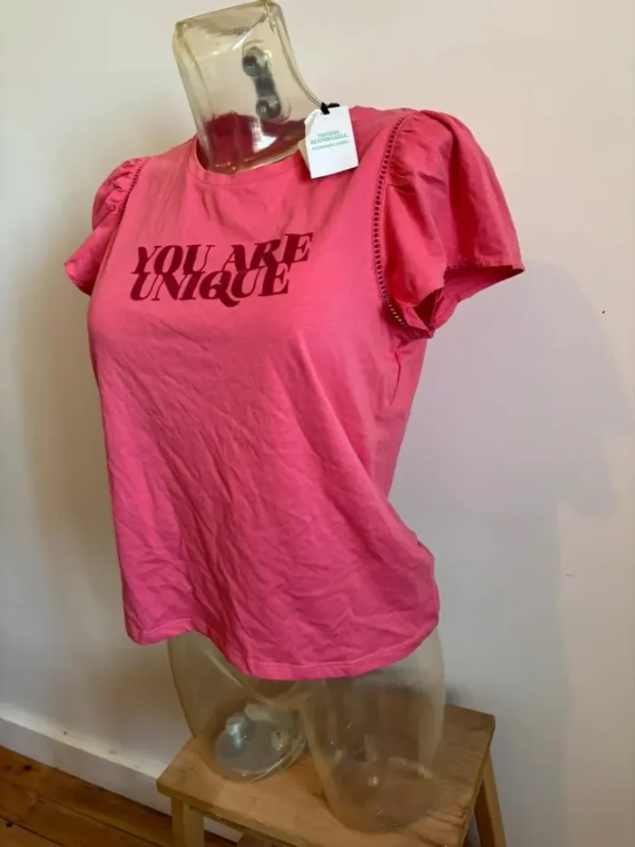 TEE shirt neuf avec étiquette Nafnaf - photo numéro 3