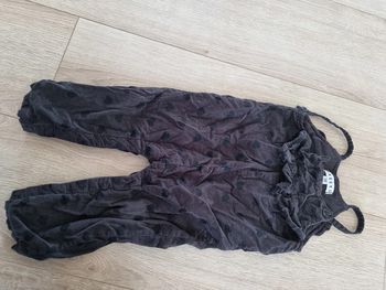 Salopette velours léger