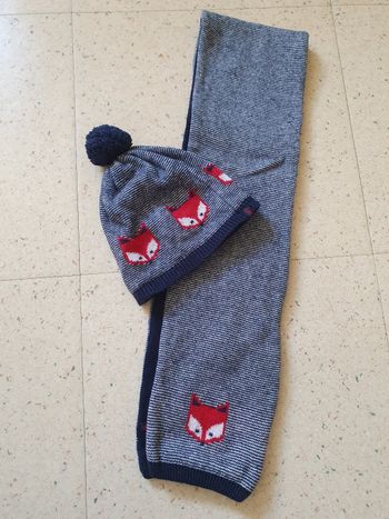 Bonnet et écharpe bébé