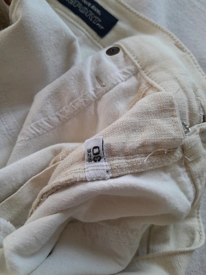 Pantalon lin coton Armani Comfort taille 30 - photo numéro 8
