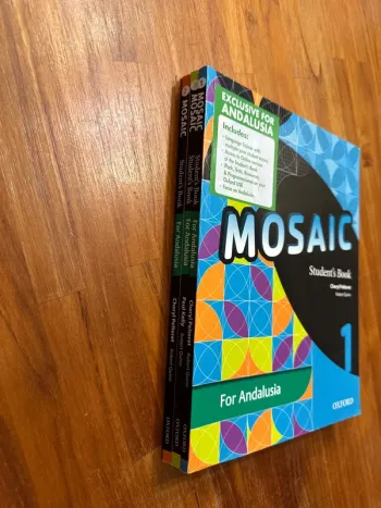 Lot de 3 livres mosaic student’s book 1,2,3
