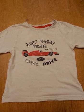 Tshirt Même pas peur 4 ans