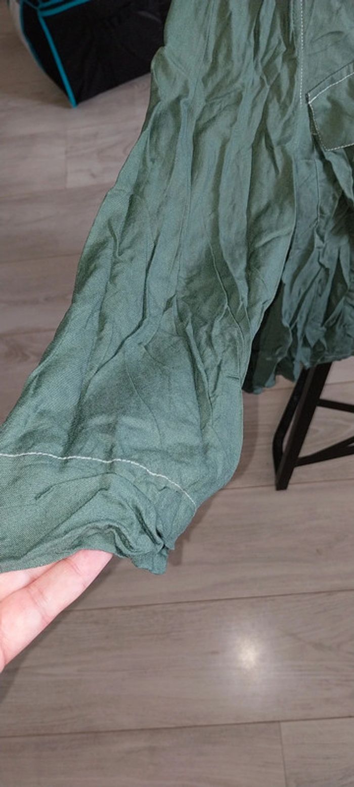 Chemise kaki taille 46 neuve jamais portée. Manches 3/4. - photo numéro 4
