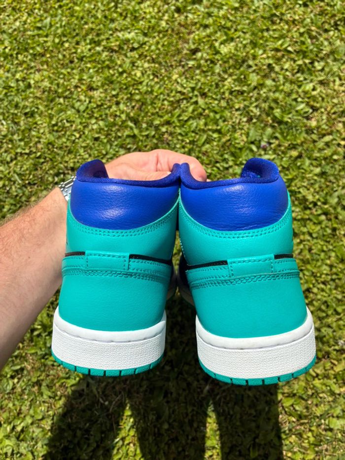 Basket Jordan 1 mis noir violette black grappe pointure 38 neuves sans boîte - photo numéro 7