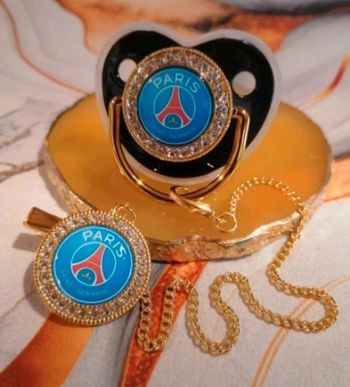 Tétine paris saint germain noir 