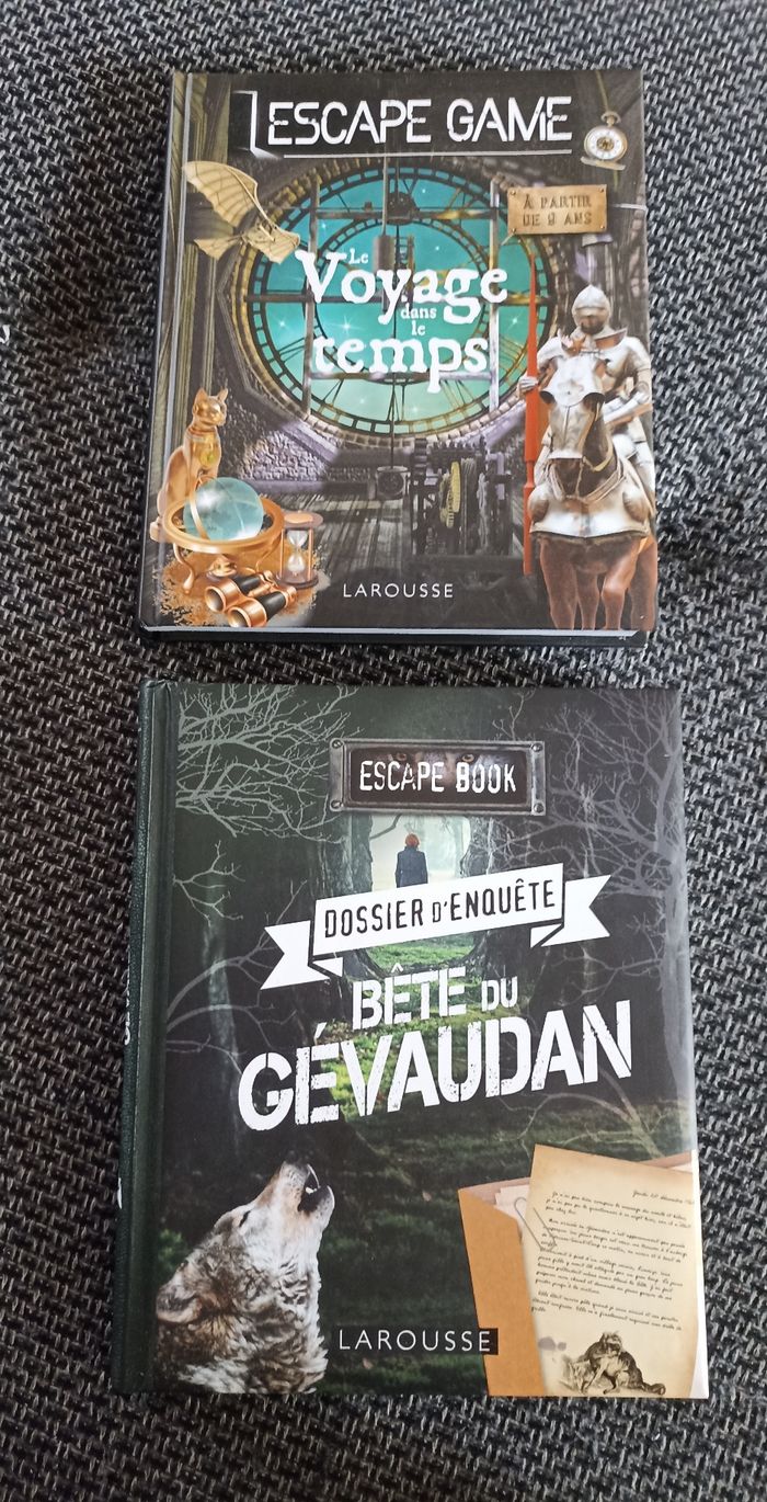 Livre escape game neuf
