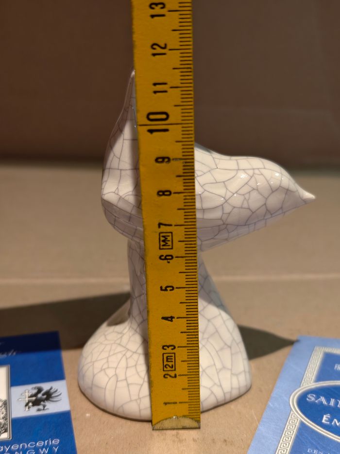 Oiseau blanc Saint Jean l'Aigle émaux de Longwy - photo numéro 6