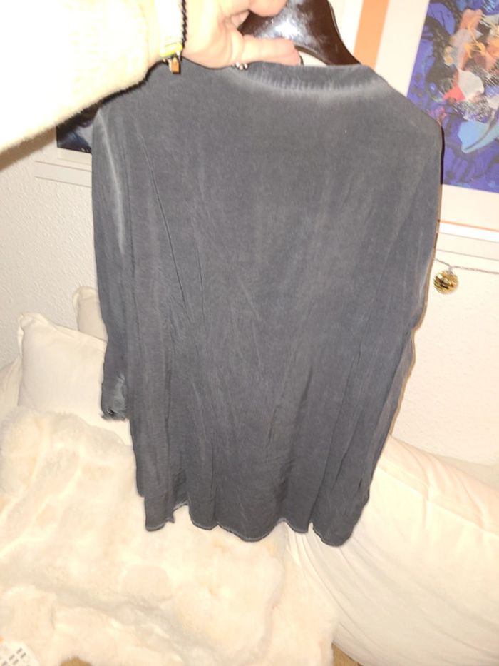 Blouse gris effet vieilli taille s.olivers - photo numéro 5
