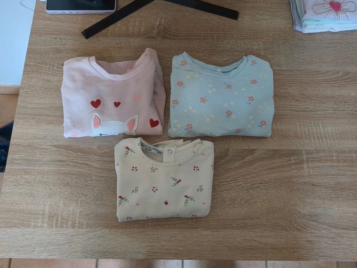 Lot de 3 sweats fille 2 ans 86cm - photo numéro 5