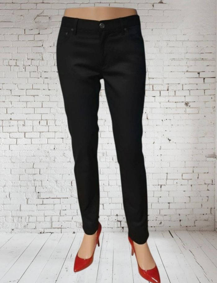 Pantalon ajusté noir hejco T42