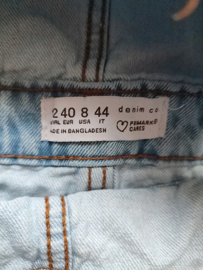 Salopette short en jeans - photo numéro 2