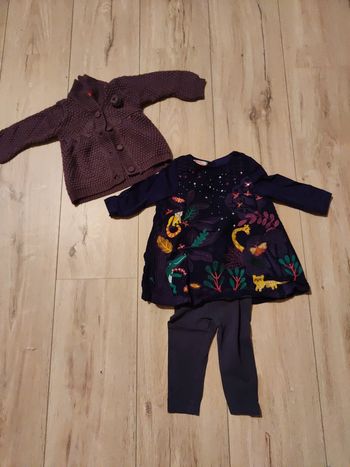 Ensemble DPAM robe velour