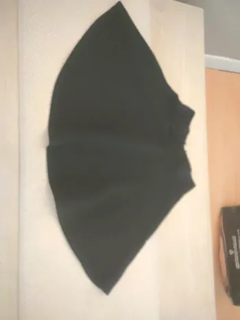 Jupe nid d'abeille patineuse noir 10 ans