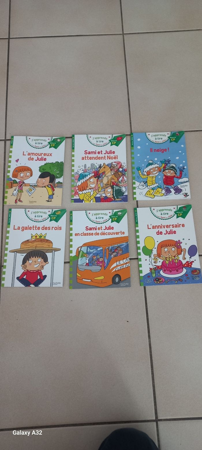 Lot de livres Sami et Julie CP