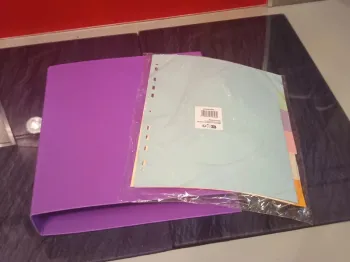 Classeur et intercalaires