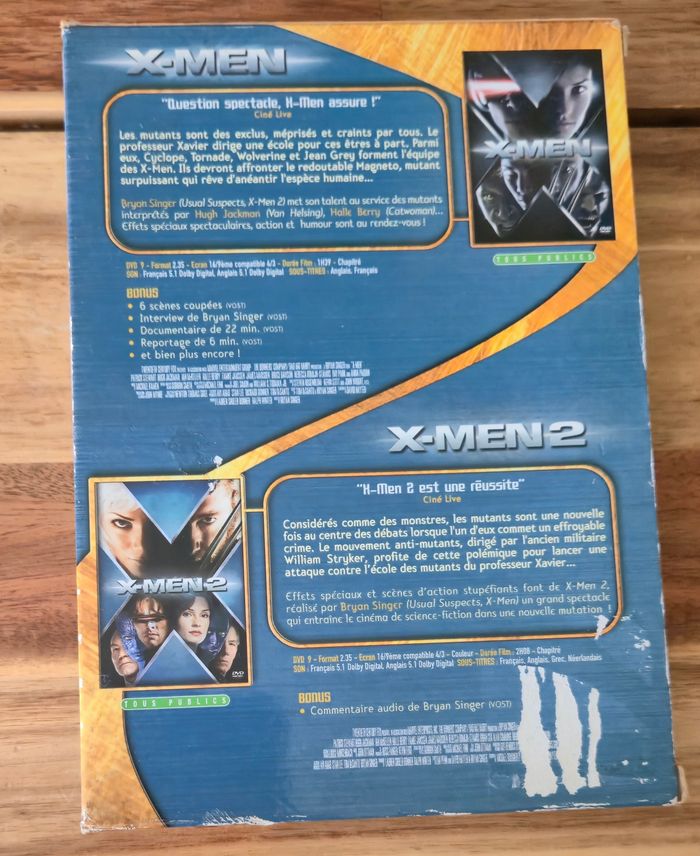 Coffret Dvd X-men 1/2 - photo numéro 2