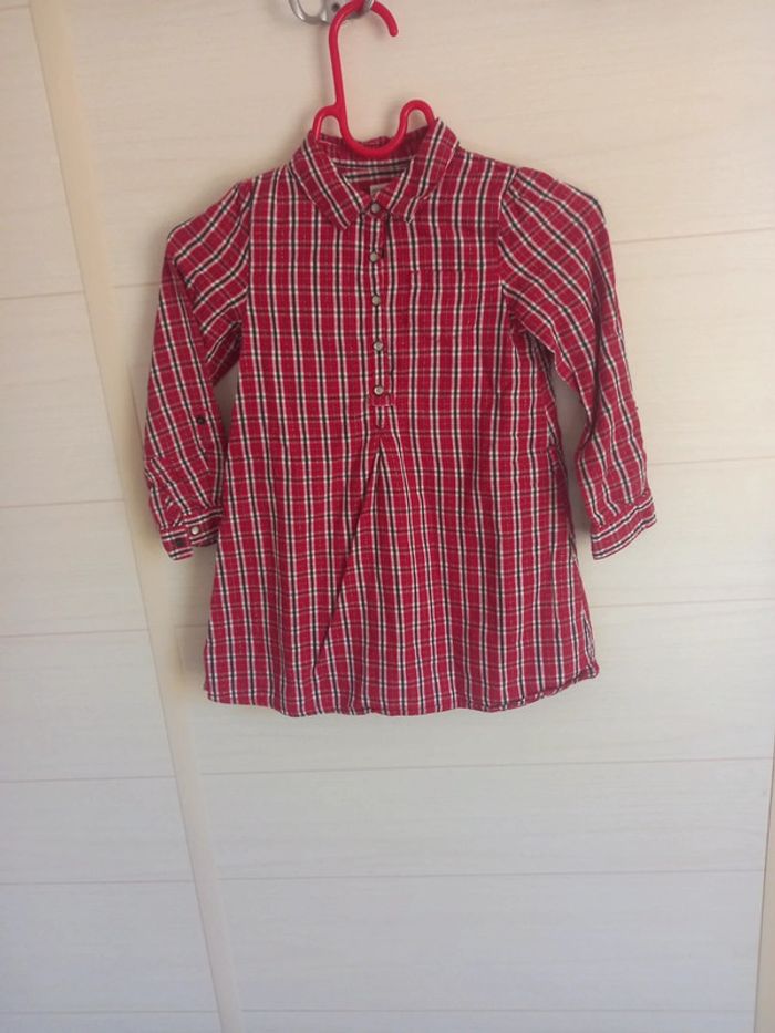 Robe chemise orchestra t.6ans sans ceinture