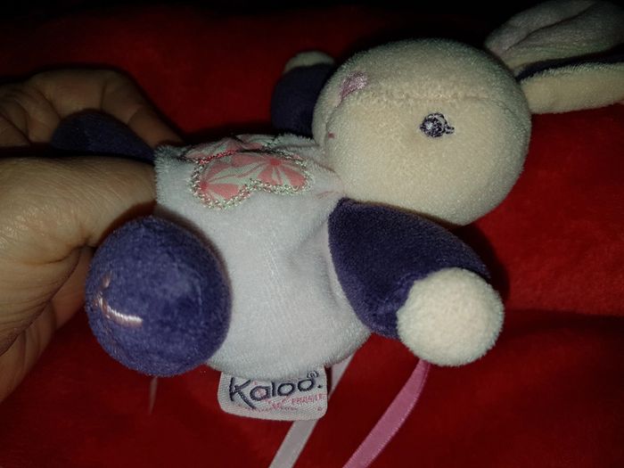Sublime lapin Kaloo rose et violet - photo numéro 3