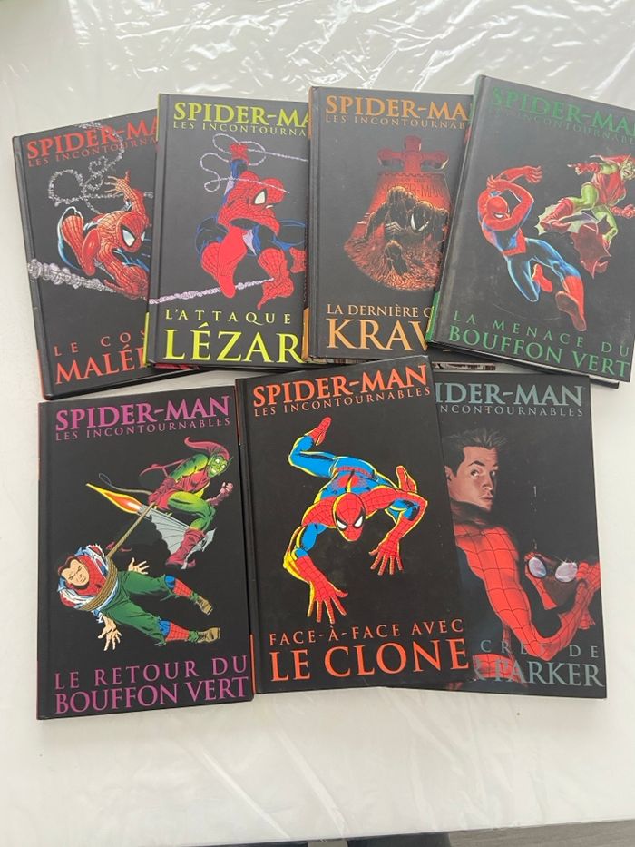 Lot de 7 Livres – Spider-Man : Les Incontournables
