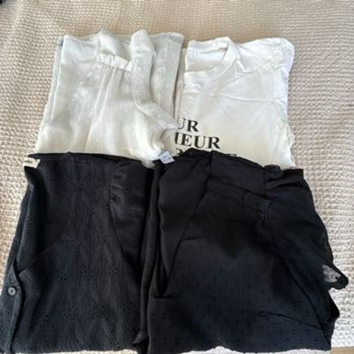 4 hauts et tee-shirts taille M Kiabi