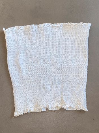 Crop top blanc