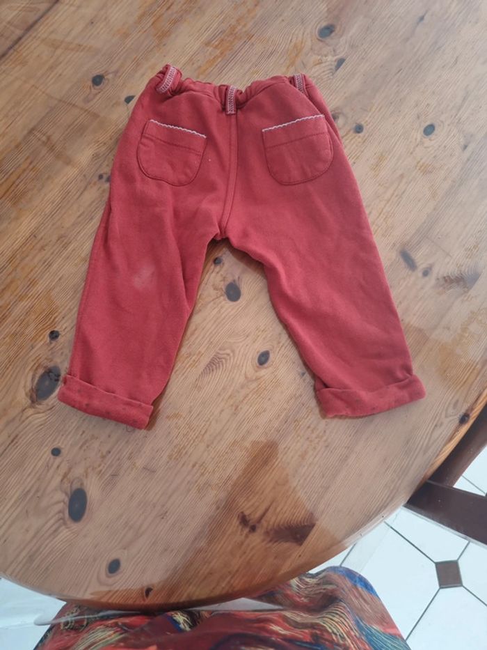 Pantalon rouge 18 mois fille - photo numéro 5