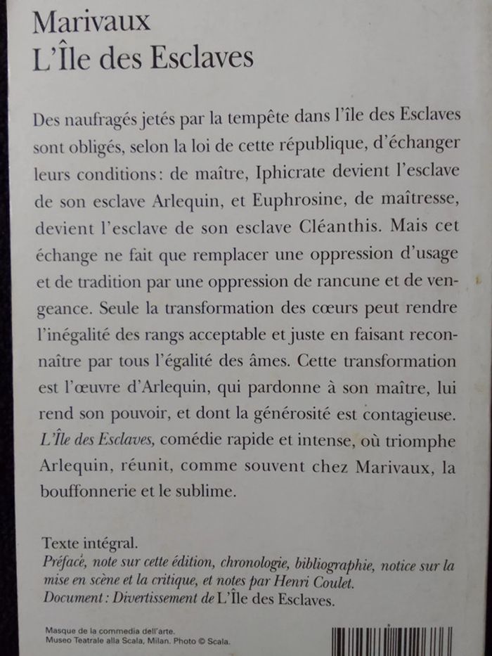 Marivaux - L'île des Esclaves - photo numéro 2
