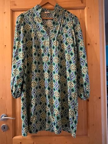 Robe imprimée manches longues