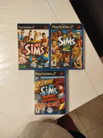 Lot sims PlayStation 2 ps2