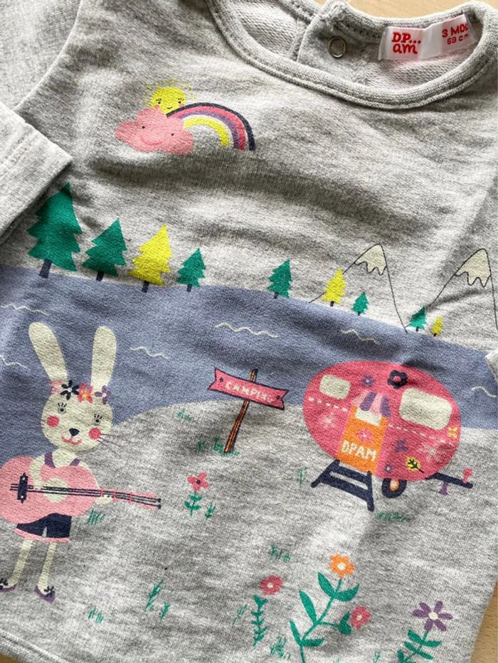 Ensemble jogging bébé fille - DPAM - photo numéro 3