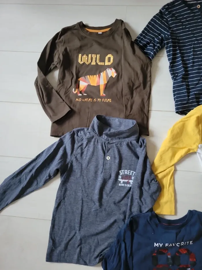 Lot polos manches longues 5ans - photo numéro 3