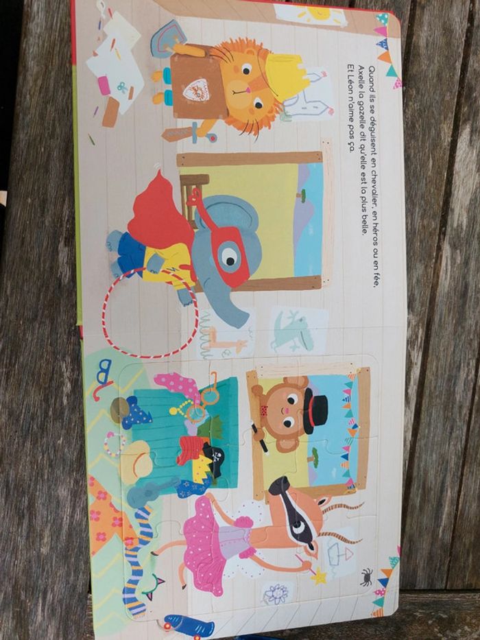 Livre puzzles Les premiers puzzles Léon est grognon - photo numéro 3